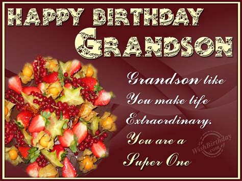 Happy Birthday Dear Grandson Birthday Wishes Happy Birthday Pictures
