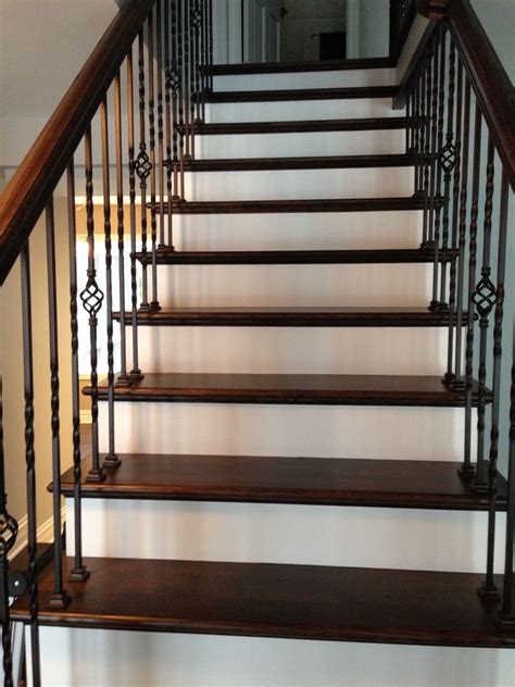Looking for affordable chicago hardwood floor installation, refinishing, sanding and repair services ? Finished work - Modern - Staircase - Chicago - by IC ...