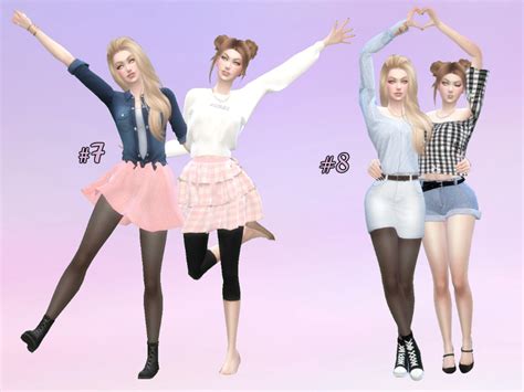 The Sims Resource Besties Pose Pack