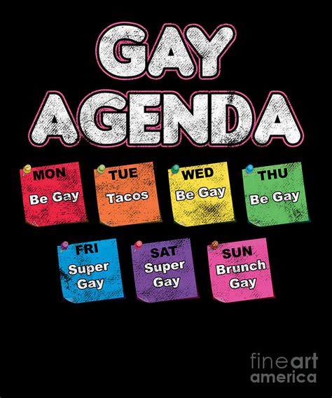 Gay Agenda Gender Equality Lgbt T Digital Art By Thomas Larch Fine Art America