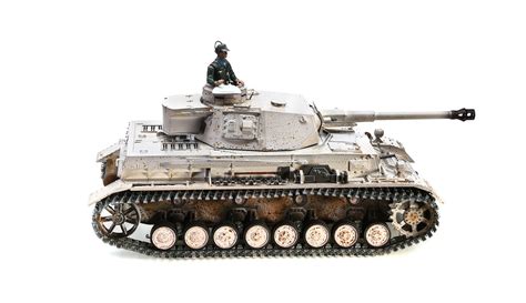 Rc Panzer Pzkpfw G Winter Camouflage Ir Battle With Torro Wooden Box