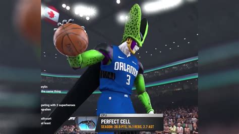 Perfect Cell Dunking In Nba 2k Know Your Meme