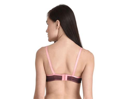 Buy Miss Tiffany Cotton Push Up Bra Pink Online At Best Prices In
