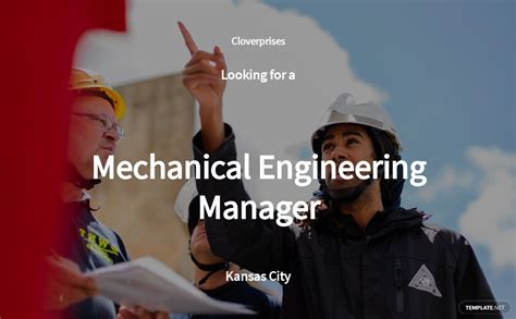Mechanical Engineering Manager Job Addescription Template
