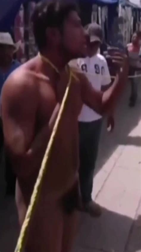 Stripped Naked Muscle Thief Stripped In Public Thisvid