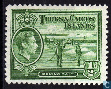 King George VI Salt ½ stamp Turks and Caicos Islands