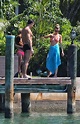 Retro Bikini: Joanna Krupa strips down to Pink Bikini at Miami pool (66 ...