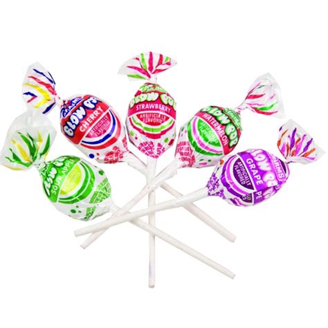 Charms Blow Pop Candy Bubble Gum Filled Pop Assorted Lollipops Pound