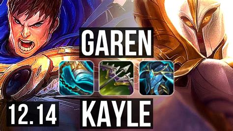 Garen Vs Kayle Mid 807 Legendary 400 Games Euw Diamond 12
