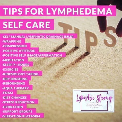 Tips For Lymphedema Self Care Lymphie Strong