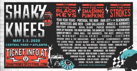 As the saying goes, music hath charms to soothe a savage breast. Shaky Knees 2020 Lineup Announced ~ LIVE music blog