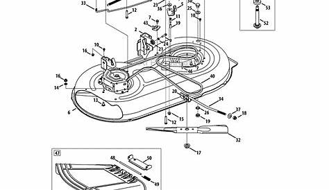 MTD 13AN77SS099 (247.288811) (2011) Parts Diagram for Mower Deck 42-Inch