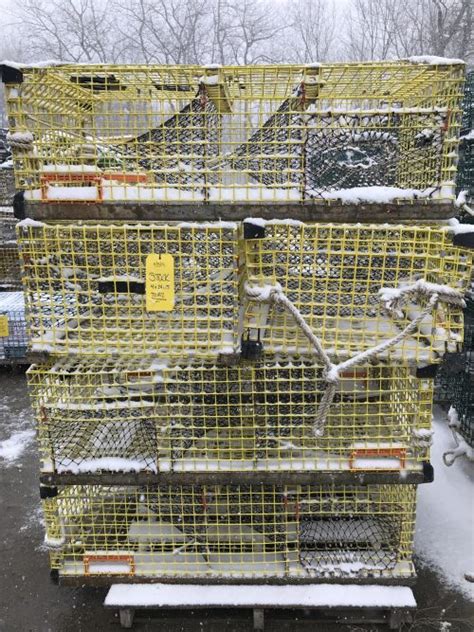 New And Used Lobster Traps Shrimp Traps Crab Pots Brooks Trap Mill