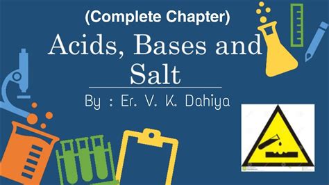 Class 10th Science Chapter 2 Acid Bases And Salts One Shot Revision