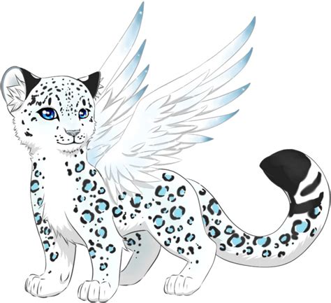Find hd free Snow Leopard Clipart Anime Baby Pencil And In Color - Cute Snow Leopard Drawing ...