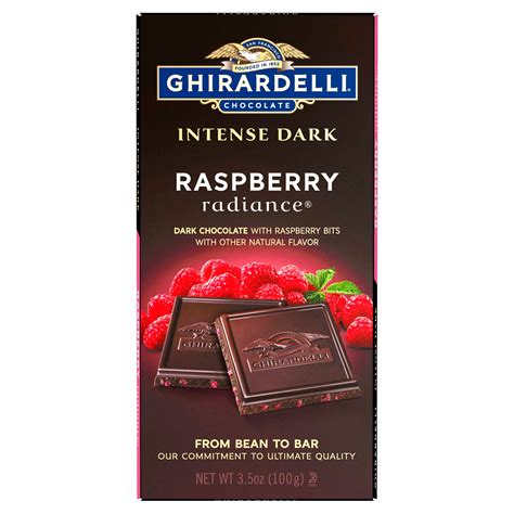 Ghirardelli Dark Chocolate Raspberry Bar 35oz