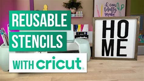 How To Make Reusable Stencils With Cricut Easy Tutorial 🙌 Youtube