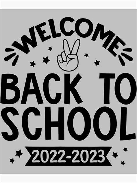 Welcome Back To School 2023 First Day Of School Teachers Metal Print