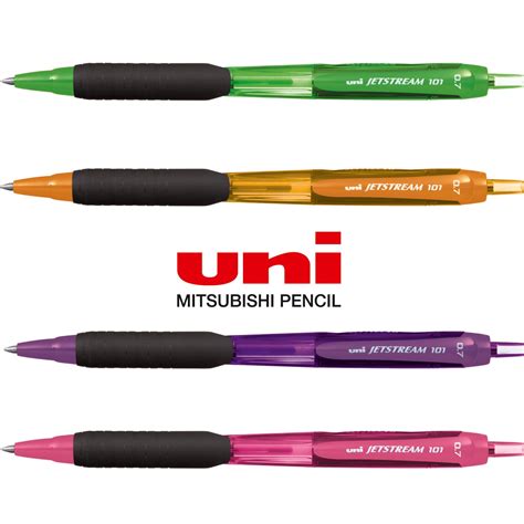 Długopis dla leworęcznych Uni SXN101 niebieski z kolorową obudową