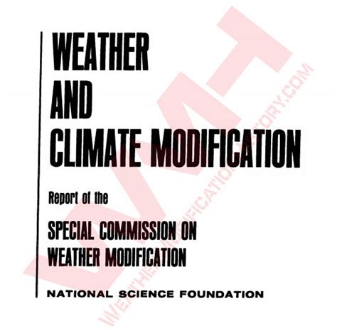 Weather And Climate Modification Reports From 1965 1966 · Weather