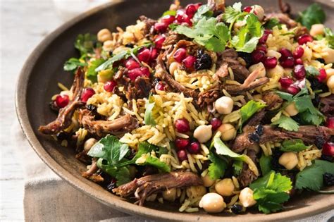 The meat will harden and hold fast on the skewer over time. Middle Eastern Lamb Pilaf Recipe - Taste.com.au