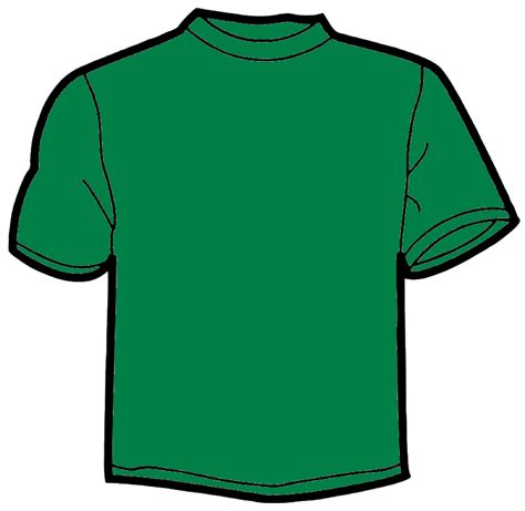 Green T Shirt Vector Clipart Best