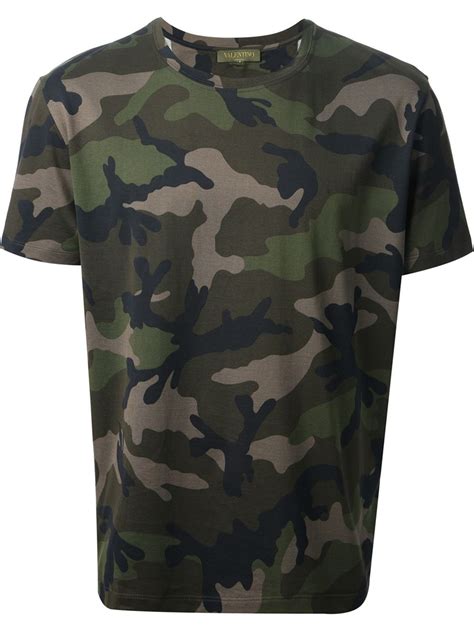 Do you want a branded shirt or something more plain? Lyst - Valentino Camouflage Tshirt in Green for Men