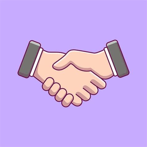 Premium Vector Business Handshake Vector Flat Illustration