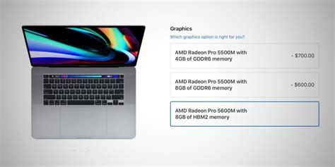 Apple Adds New High End Gpu Option For 16 Inch Macbook Pro Ssd Upgrade