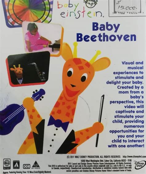 Dvd English Kid Baby Einstein Baby Beethoven