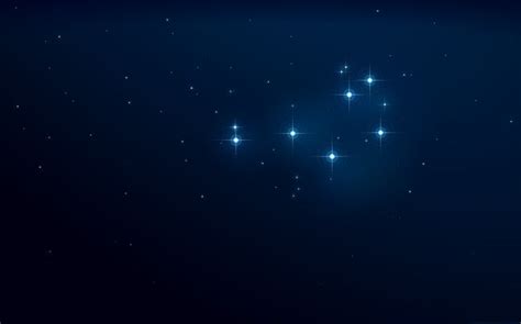 Pleiades Star Cluster Wallpaper