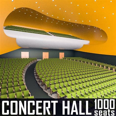Modern Concert Hall 1000 Seats Concert Hall Hall Interior Hall