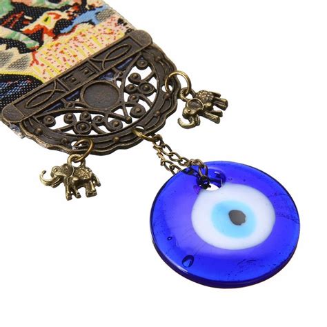 Turkish Blue Evil Eye Amulet Wall Hanging Home Protection Lucky Pendant