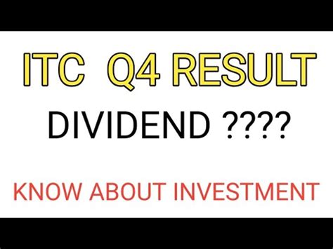 Follow us on britannia announced its december quarter results for fy21 (q3fy21) post market hours on february 5, 2021. ITC Q4 RESULT ITC SHARE LATEST NEWS ITC DIVIDEND - YouTube