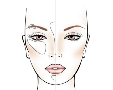 When choosing a contour shade, try to use a bronzer, foundation or concealer that is a shade darker than your skin tone. 1.1_Contouring_Ovale_Face_Shape | Face shapes, Face contouring, Long face shapes