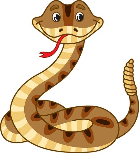 Rattlesnake Cartoon Snake Png Clip Art Rattlesnake Transparent Png