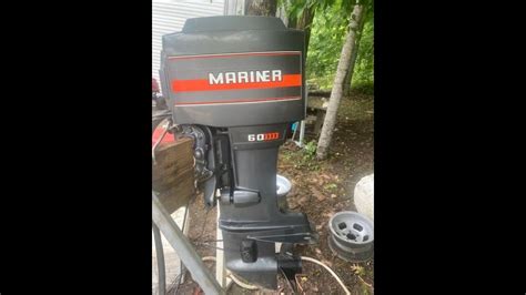 Mercury Mariner 60 Hp Outboard Engine One Owner Youtube