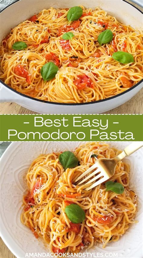 Fresh Pomodoro Pasta Recipe Best Easy Homemade Pomodoro Sauce Made