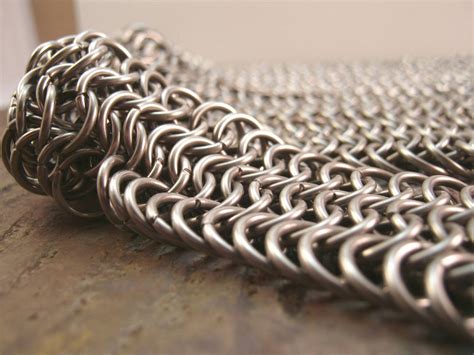 Stainless Steel Chainmaille Belt Euro 6 1 European 6 In 1 Etsy
