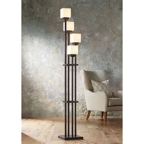 Whether you prefer classic styling or sleek and modern decor wayfair has a floor lamp that will suit most decorating needs. Light Tree Four Light Bronze Torchiere Floor Lamp - #22087 | Lamps Plus Canada