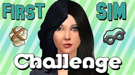 The Sims 4 Create A Sim First Sim Challenge Youtube