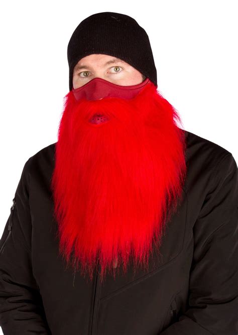 Red Beard Face Mask