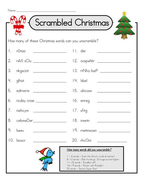 How many jumble word puzzles should be done daily? Word Scramble Puzzles to Print for Kids | 101 Activity