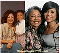 Taraji P. Henson (44 years old) with her mother Bernice Gordon (65 ...