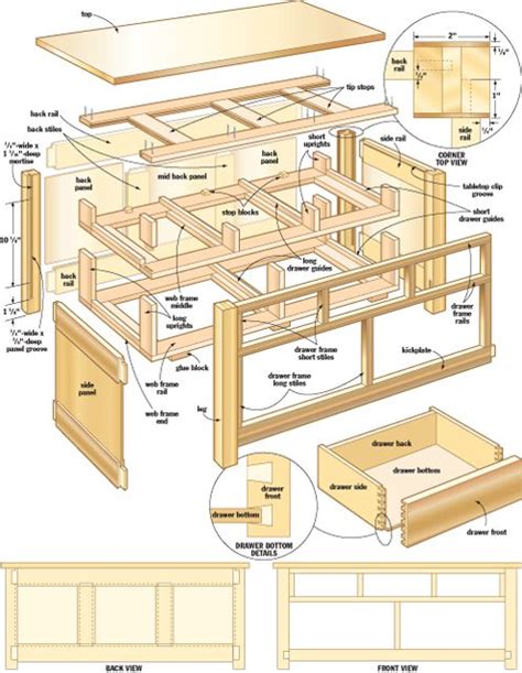 Make this handsome coffee table and ottoman as part of a complete arts and crafts collection or to complement your existing furniture. 19 Free Coffee Table Plans You Can DIY Today