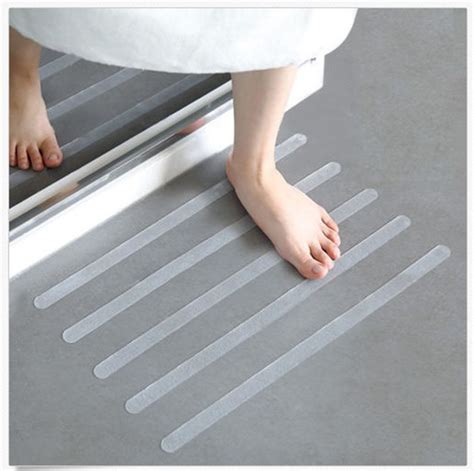 12pcs6pcs Anti Slip Bath Grip Stickers Non Slip Shower Strips Flooring Safety Tape 1026 In