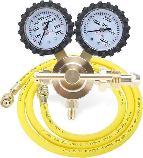 brass nitrogen regulator 0 800 psi delivery pressure cga580 inlet 1 4 male flare outlet