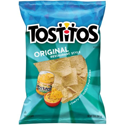 Tostitos Original Restaurant Style Tortilla Chips Party Size 17 Oz