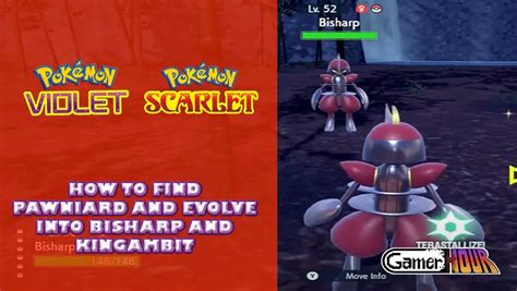 Pokemon Scarlet Violet How To Find Pawniard And Evolve Into Bisharp And Kingambit GamerHour