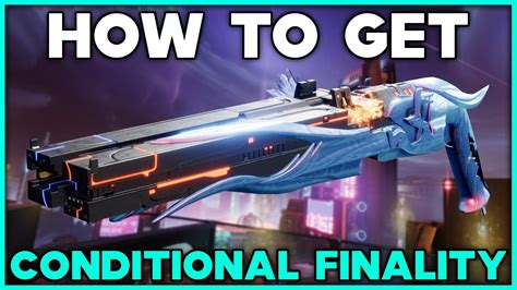 Destiny 2 How To Get Conditional Finality Exotic Shotgun Youtube